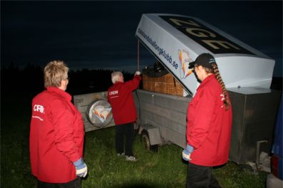 Ballongen har landat