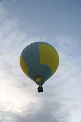 Ballong SE-ZGE är i luften