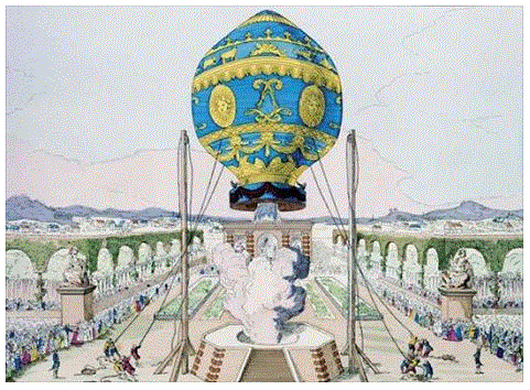 Första ballongen